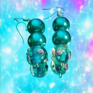 Water princess earrings